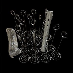 Silver Spiral Photo‎ Holders